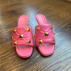 Valentino Pink Quilted heels